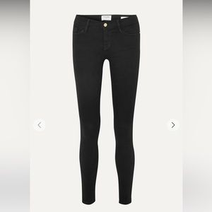 Frame black le one skinny jeans size 0